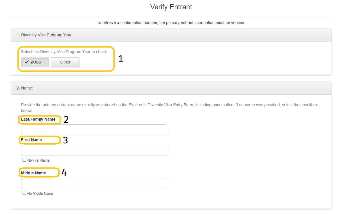فرم بازیابی کانفرمیشن نامبر لاتاری Confirmation Number 2025 و 2026
