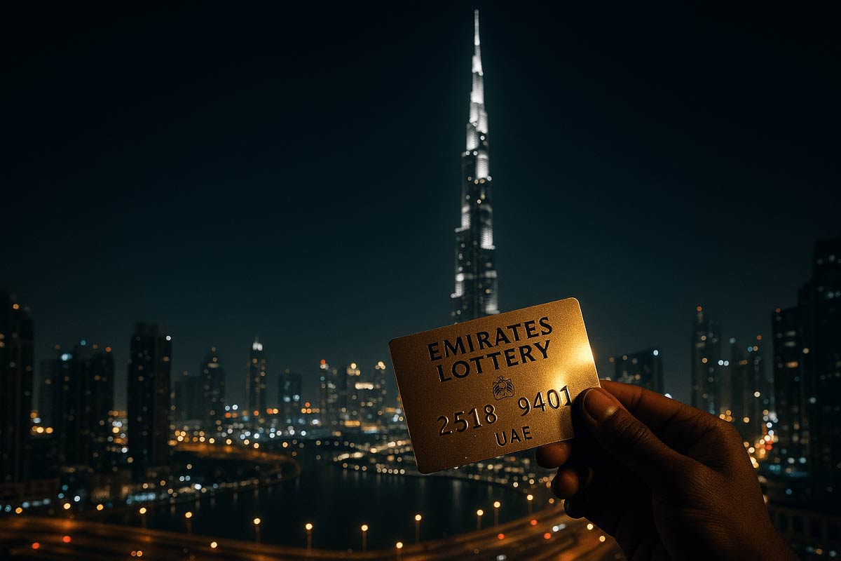 ثبت نام لاتاری امارات؛ سایت، زمان، شرایط و هزینه لاتاری امارات قرعه‌کشی قانونی با جوایز بزرگ تا ۱۰۰ میلیون درهم است؛ شرایط، زمان، هزینه ثبت‌نام و نحوه اعلام برندگان را اینجا بخوانید.