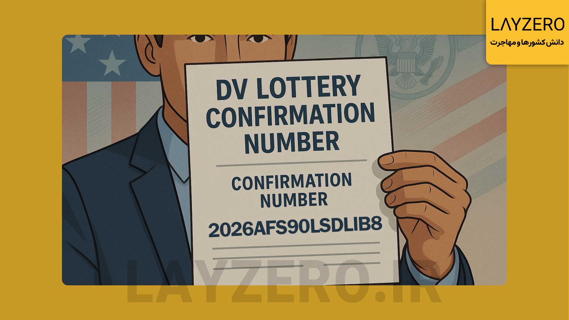 رسید ثبت نام لاتاری + نمونه رسید سایت لاتاری رسید ثبت نام لاتاری یا کانفرمیشن نامبر کدی ۱۶ رقمی است که برای بررسی نتیجه لاتاری الزامی بوده و در صورت گم‌شدن قابل بازیابی است.